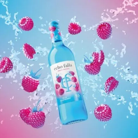 Echo Falls Fruits Blue Raspberry 70cl