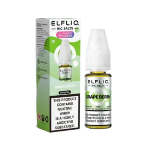 ELFLIQ Nic Salts E-liquid 20mg Grape Berry