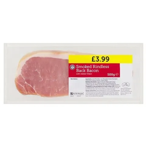 ES Smoked Bacon BIG PACK £3.99 500ml