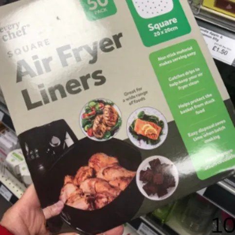 Every Chef Round Air Fryer Liners 50pk