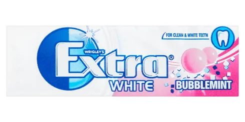 Extra white- bubblegum