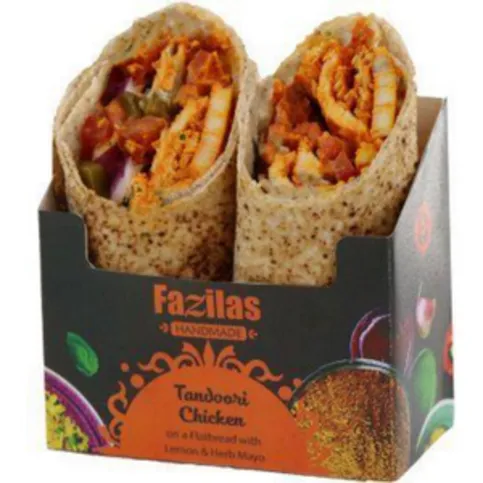 Fazilas Tandoori Chicken Wrap 180g