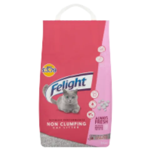 FELIGHT NON CLUMPING CAT LITTER PM£3.79 5LTR
