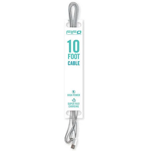 Fifo 10 Ft Usb Cable For IOS