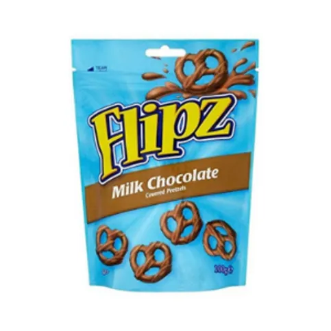 Flipz Milk Chocolate Coated Pretzels 90g