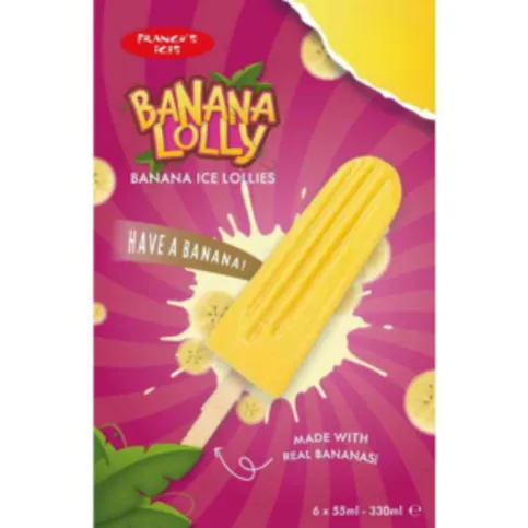 Franco Banana Lolly 10 Pack