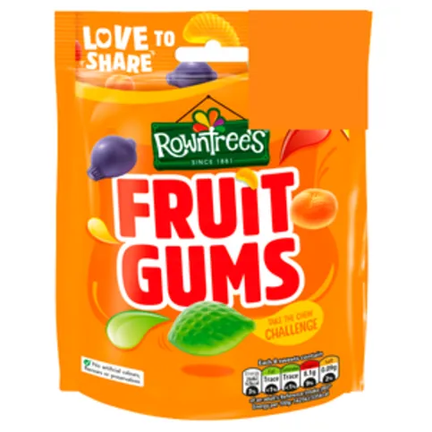 Rowntrees Fruit Gums 120g
