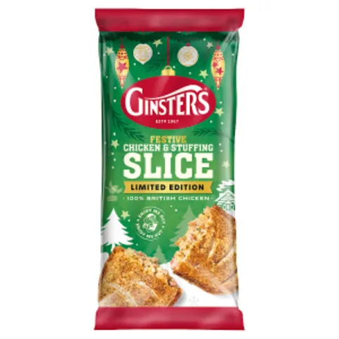 Ginsters Limited Edition Slice Festive Chicken & Stuffing 170g