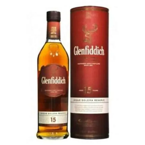Glenfiddich 15 Year Old Single Malt Scotch Whisky 70cl