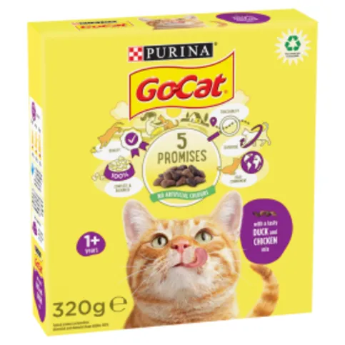 Go-Cat with Chicken and Duck Dry Cat Food 320kg