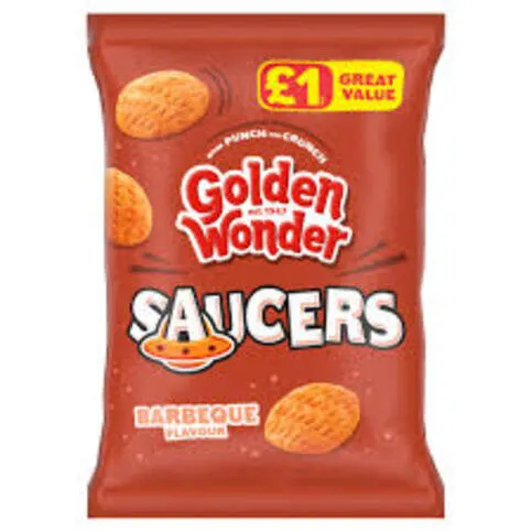 Golden wonder bbq saucers 40g
