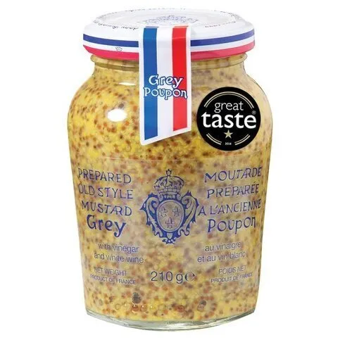 Grey Poupon Wholegrain Mustard 210g
