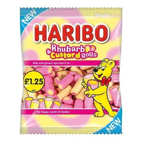HARIBO RHUBARB CUSTARDS PM1.25 140G