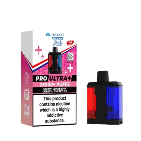 Hayati pro ultra 25k Pod Strawberry Cranberry Cherry Ice