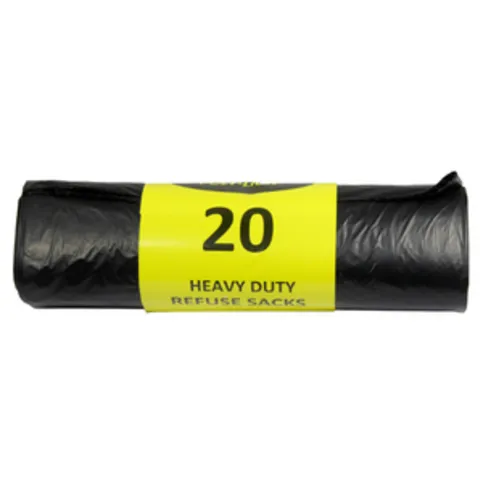Heavy Duty Refuse Sacks 20 Pack