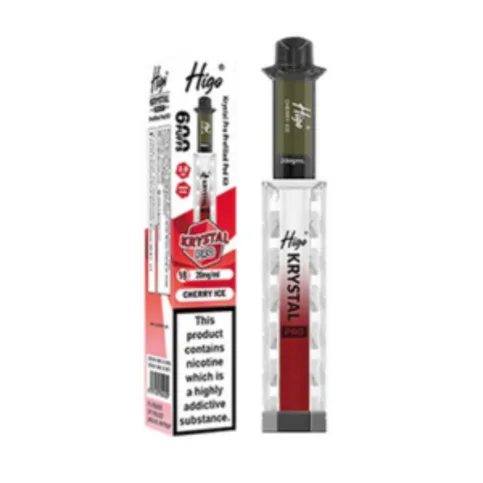 Higo Krystal Pro 600 Prefilled Pod Kit Cherry Ice