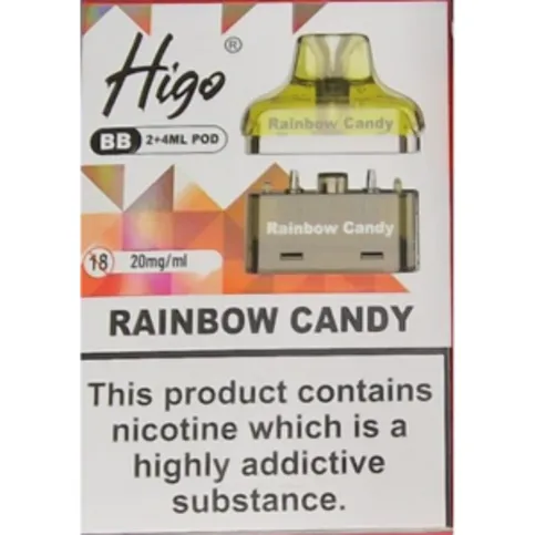 Higo Prefilled Pods Rainbow Candy 2 x 4ml
