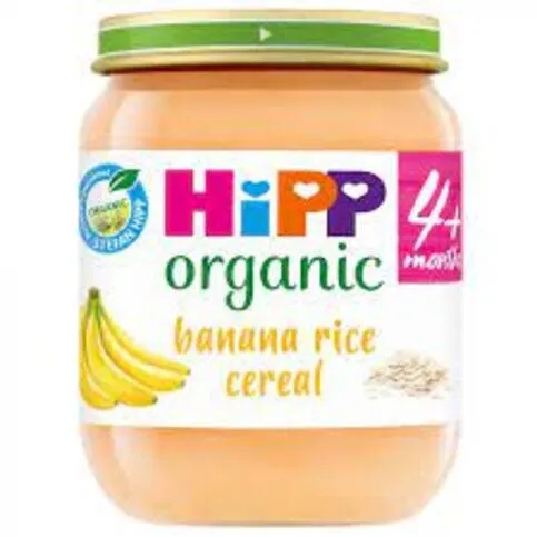 HIPP Organic Banana Rice Baby Jar4+