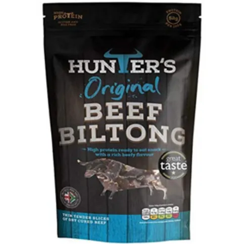 Hunters Sliced Beef Biltong 250g