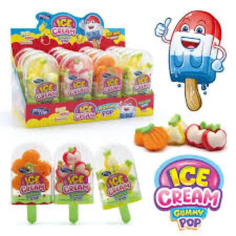 Ice Crem Gummy Pop