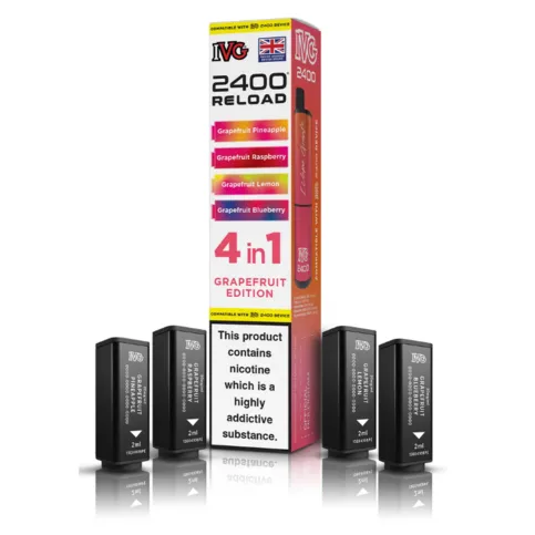 IVG 2400 4 In 1 Grapefruit Edition Reload Pods