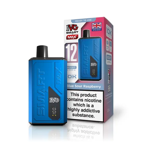 IVG Smart Max 10k Blue Sour Raspberry Vape