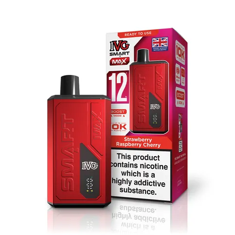 IVG Smart Max 10k Strawberry Raspberry Cherry Vape