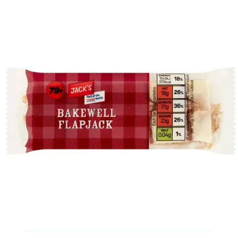 Jacks Bakewell Flapjack