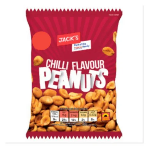 Jack's Chilli Flavour Peanuts 55g