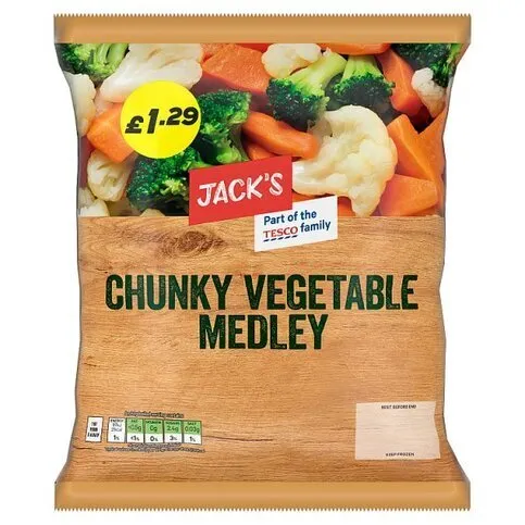 Jacks Chunky Vegetable Medley £1.29 500g