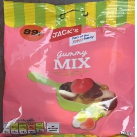 Jacks Gummy Mix 145g