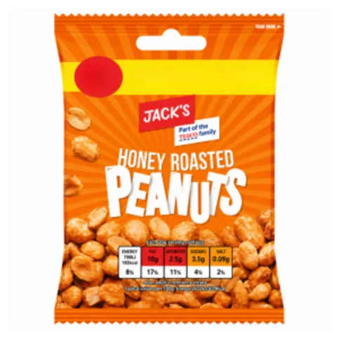Jack's Honey Roasted Peanuts 55g