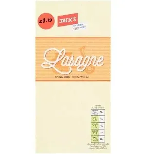 Jacks Lasagne 