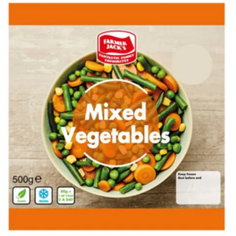 Jacks Mixed Vegetables 500g