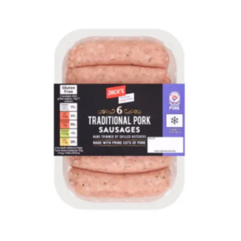 Jack's Premium Pork Sausages 400g