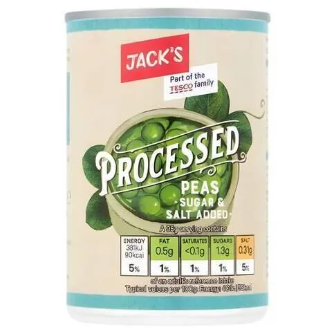 Jack's Processed Peas 300g - Groceries