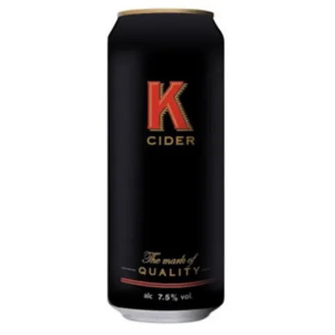 K Cider single can 500ml
