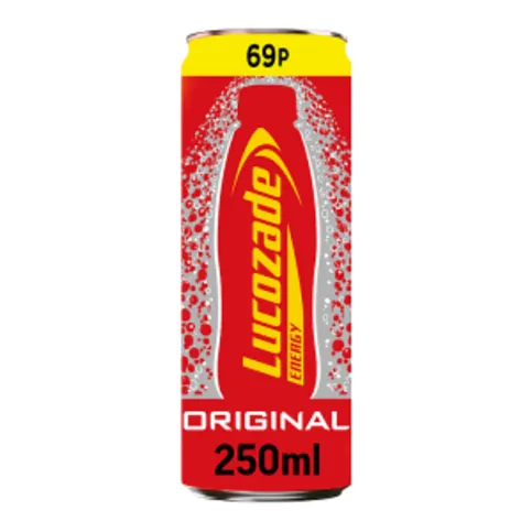 Lucozade Energy Drink Original 250ml can
