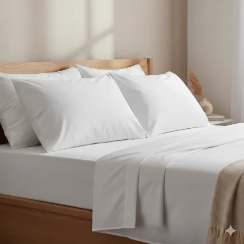 Luxury Duck Feather Pillow Set – Pack of 2