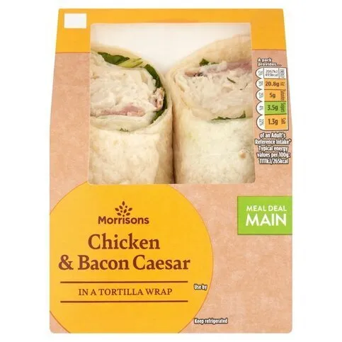 Morrisons Chicken Caesar Wrap 195g