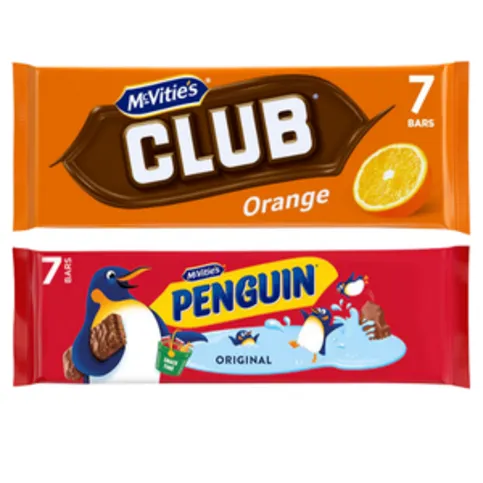 McVities Club Penguin 7 Pack - 2 for £1.29