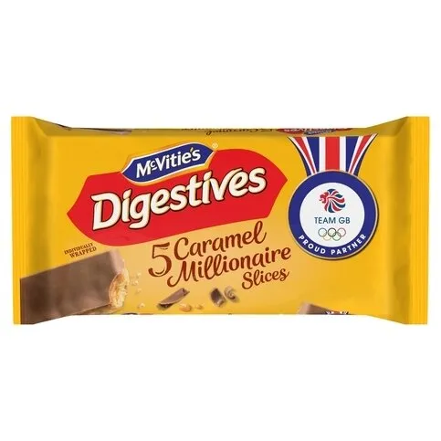McVities Digestives Caramel Slices 5 pack