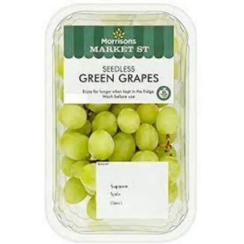 Morrisons Green Grapes 500g