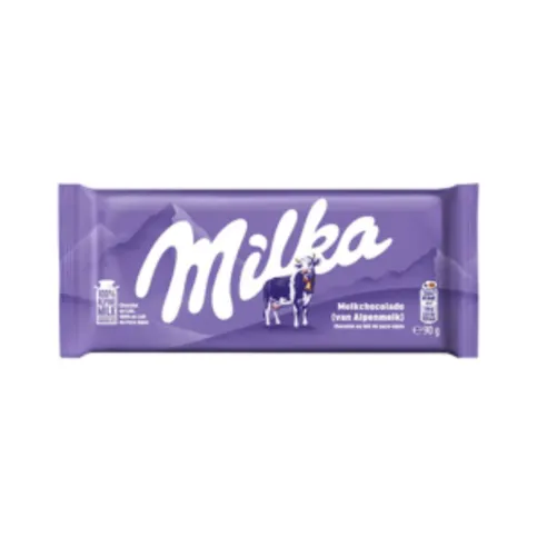 Milka Alpine Milk Chocolate Bar 90g