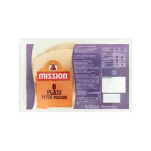 Mission Plain Pitta Bread 6pk