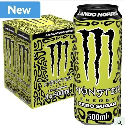 Monster Lando Norris Zero Sugar 4 pack