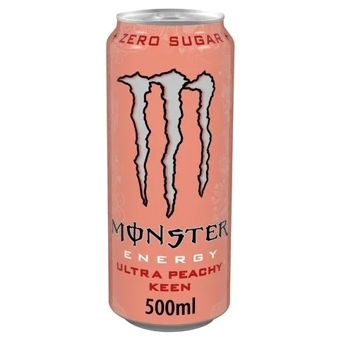 Monster Ultra - Peachy Keen (zero sugar), 500ml