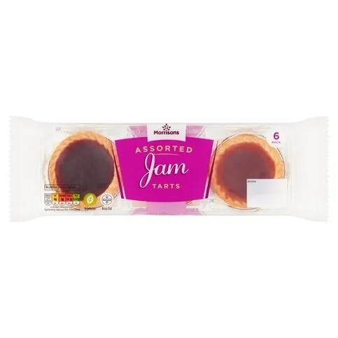 Morrisons Assorted Jam Tarts 6 pack