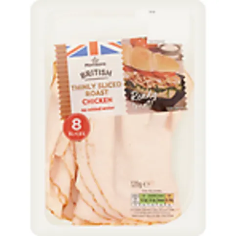 Morrisons British Thinly Sliced Roast Chicken 120g