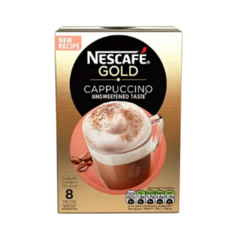 Nescafe Cappuccino Unsweetened 8 Pack